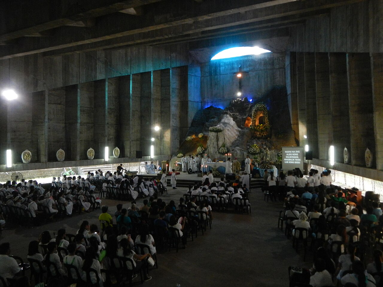 Sunken Church Pampanga Mass Schedule | Lourdes Shrine Bacolor